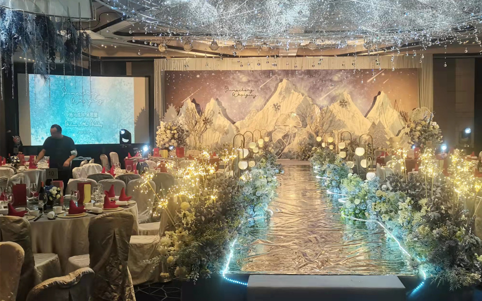 深圳婚礼现场租赁投影仪好，还是租Led大屏好？